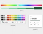 واکنش رنگ - مجموعه ای از  رنگها در طرح، فتوشاپ، کروم و بیشتر
